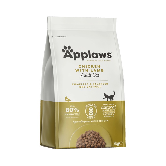 Applaws kassitoit kana- ja lambalihaga, 2 kg