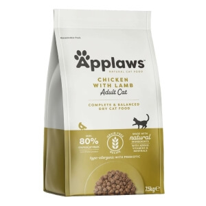 Applaws kassitoit kana- ja lambalihaga, 7,5kg