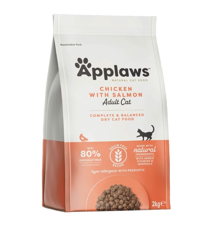Applaws Cat Adult, Grain Free with Chicken & Salmon 2kg