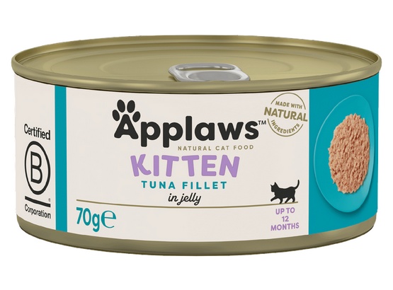 Applaws kassipojakonserv tuunikalaga,  70 g