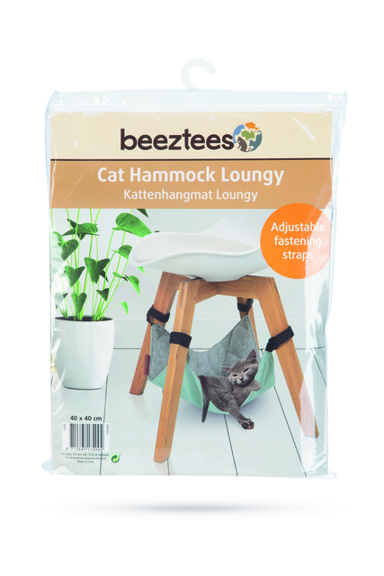 Beeztees kassi rippkiik Hammock Loungy 40 x 40 cm, hall