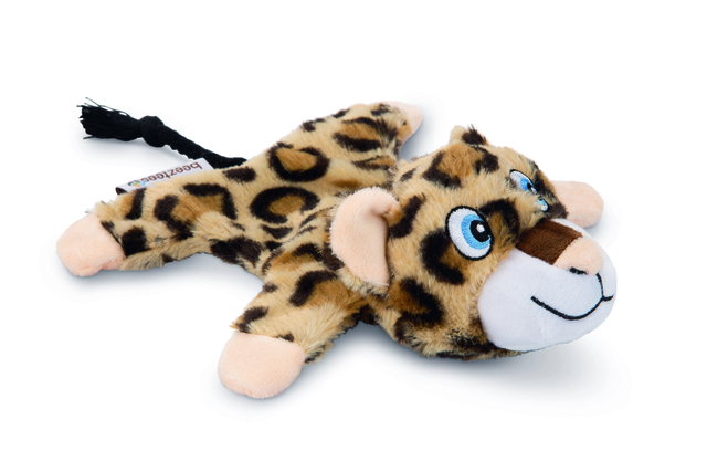 Beeztees Taki leopard koeramänguasi, 18 cm, pruun