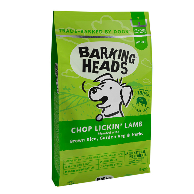 Barking Heads Dry Dog Food - Chop Lickin' Lamb, for Joint Health 12 kg