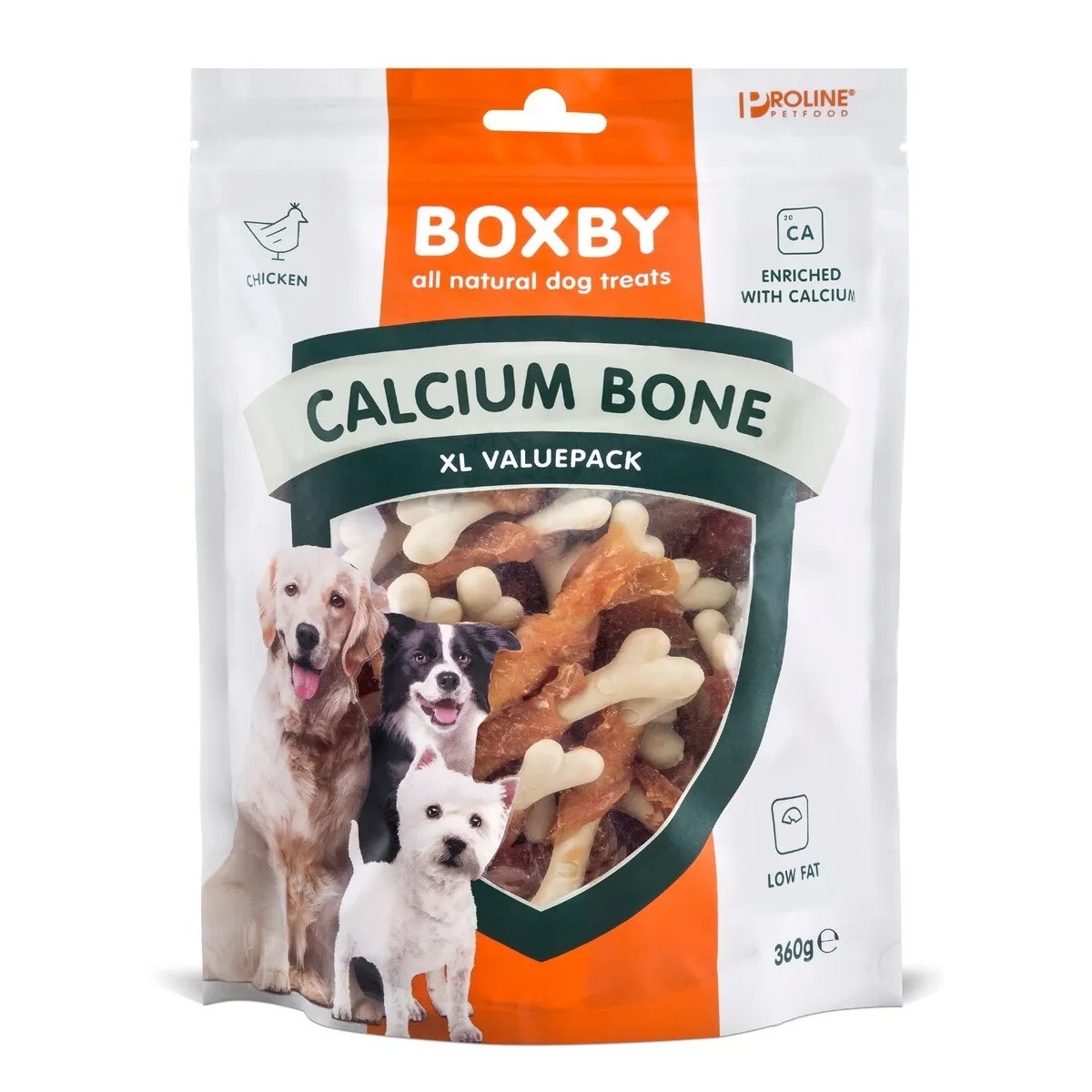 Boxby maius koerale Calcium Bone 360 g