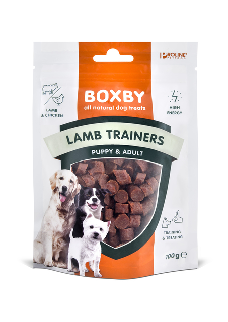 Boxby treeningmaius koerale lammas 100 g