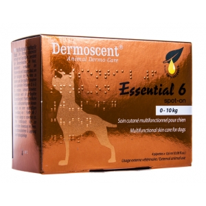 DERMOSCENT ESSENTIAL6 SPOT-ON DOG 0-10KG 0,6ML N4