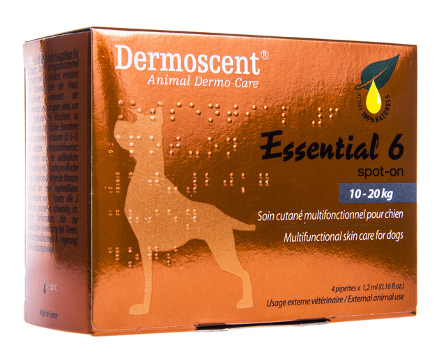 DERMOSCENT ESSENTIAL6 SPOT-ON DOG 10-20KG 1,2ML N4