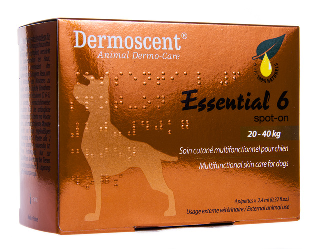 DERMOSCENT ESSENTIAL6 SPOT-ON DOG 20-40KG 2,4ML N4