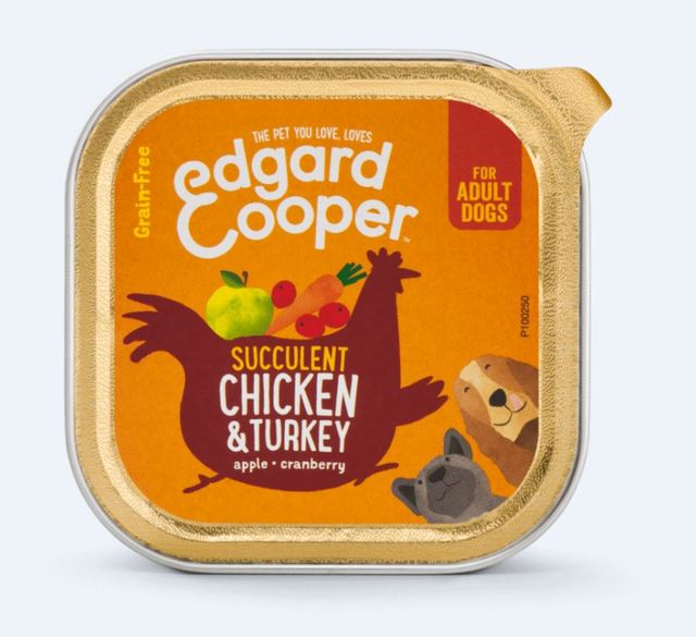 Edgard Cooper koerakonserv kana- ja kalkunilihaga, 150 g