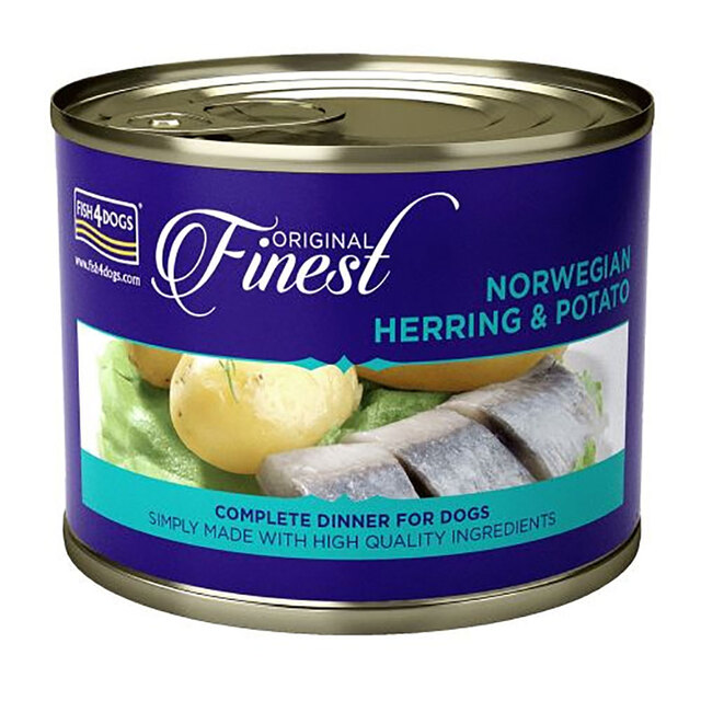 Fish4Dogs Finest Herring konserv koertele heeringaga 185 g