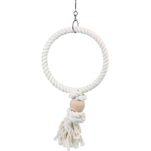 Flamingo lindude mänguasi Cage Hanger Rope Ring 24 X 5 X 40 cm