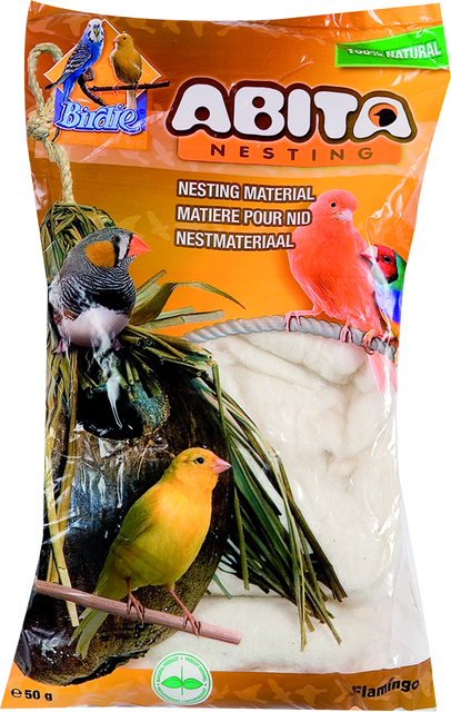 Flamingo lindude pesamaterjal, puuvill 50 g