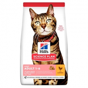 Hill's Science Plan Light Adult Cat Food with Chicken 1,5kg