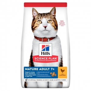 Hill's Science PlanMature Adult 7+ Cat Food with Chicken 1,5kg