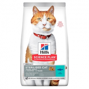 Hill's Science Plan Sterilised Young Adult Cat Food with Tuna 1,5kg