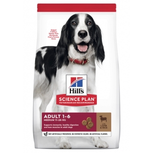 Hill's Science Plan Adult 1-6 Medium with Lamb & Rice 14kg