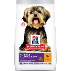 Hill’s Science Plan Adult 1+ Sensitive Stomach & Skin Small & Mini Chicken 1,5kg