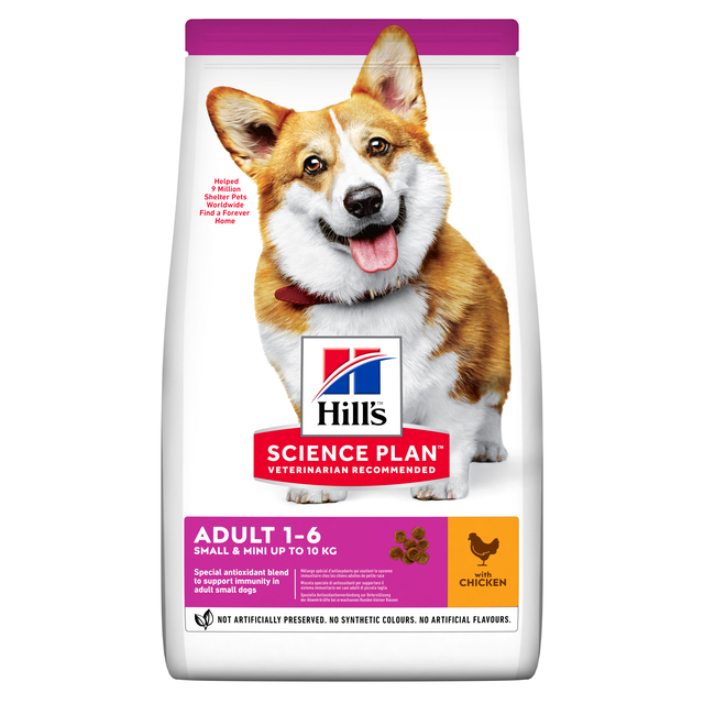 Hill’s Science Plan Adult 1-6 Small & Mini with Chicken 6 kg