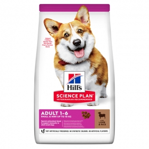 Hill’s Science Plan Adult 1-6 Small & Mini with Lamb & Rice 1,5kg