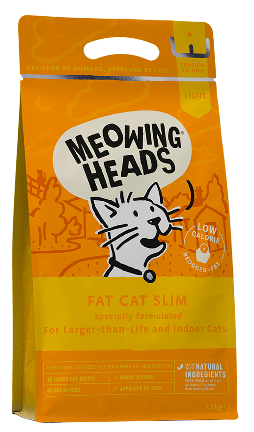 Meowing Heads kassitoit Fat Cat Slim, 1,5 kg