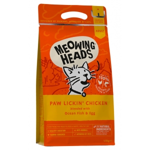 Meowing Heads Paw Lickin Chicken kassitoit 1, 5 kg