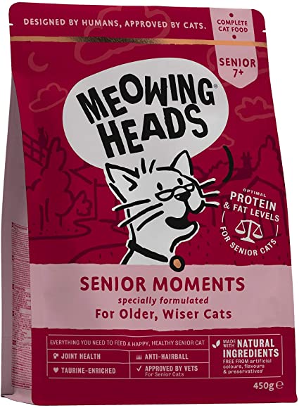 Meowing Heads Senior Moments kassitoit 450 g