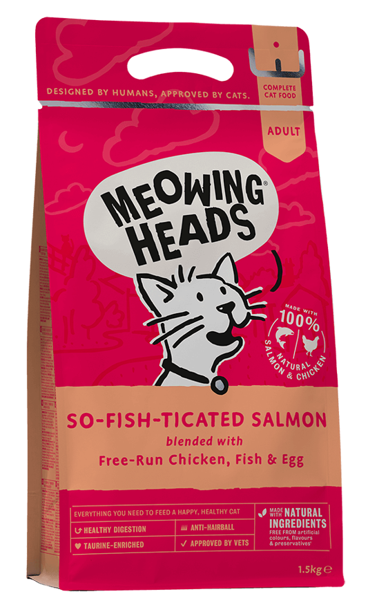 Meowing Heads So-Fish-Ticated Salmon 1, 5 kg