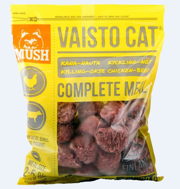 Mush Vaisto kassi toortoit kana/veis 800 g