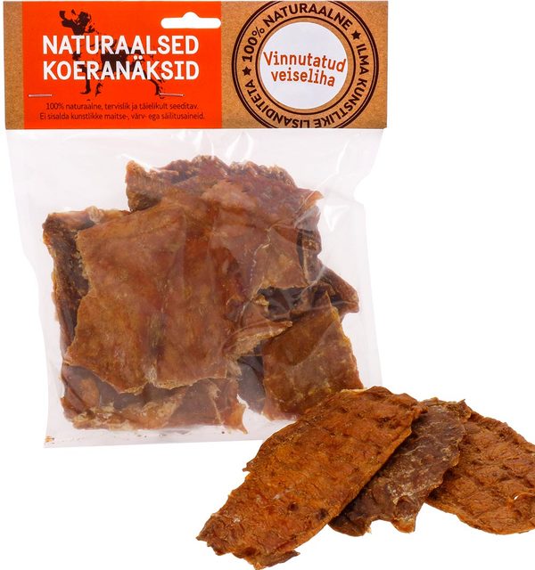 Naturaalne maius koertele, vinnutatud veiseliha, 500 g