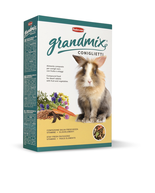 Padovan GrandMix Conigilietti kääbusküüliku täistoit 850 g