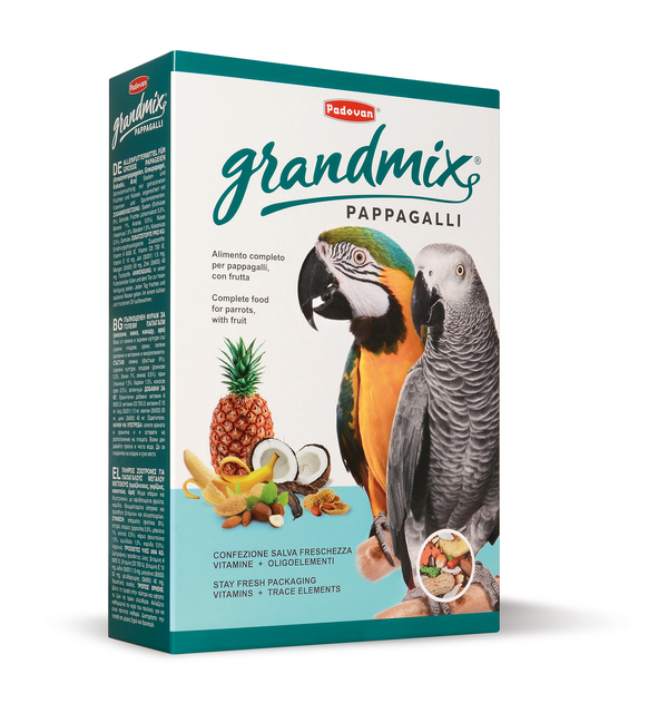 Padovan GrandMix Pappagalli täistoit suurele papagoile 600 g