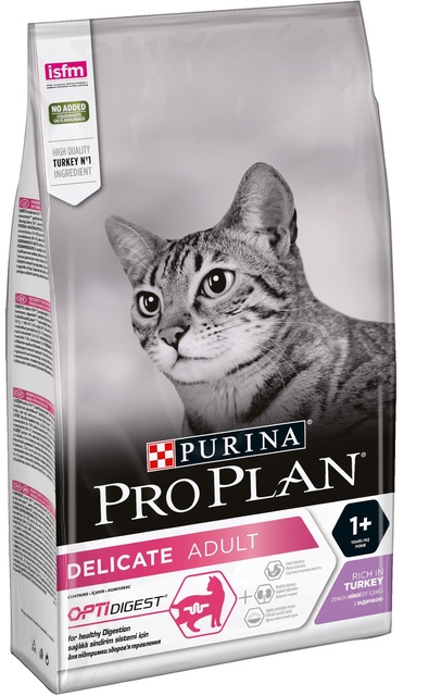 Purina PRO PLAN kassitoit Delicate, 1,5 kg.