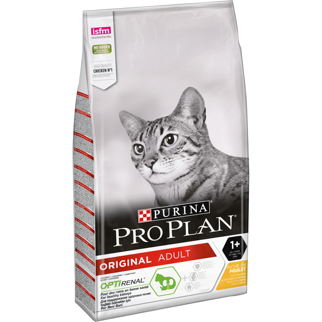 Purina PRO PLAN kassitoit ORIGINAL Adult kanaga, 10 kg.