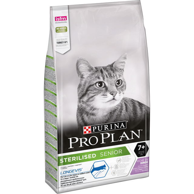 Purina PRO PLAN kassitoit LONGEVIS  7+ a, 10 kg.