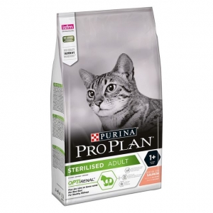 Purina PRO PLAN kassitoit STERILISED OPTIRENAL, lõherikas, 10 kg