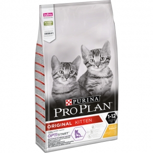 Purina PRO PLAN ORIGINAL KITTEN, kassipoja toit kanaga, 10 kg