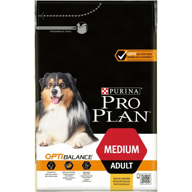 Purina PRO PLAN Medium Adult with OPTIBALANCE, 3 kg