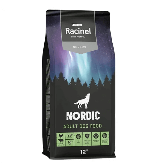 Racinel Black Label kuivtoit täiskasvanud koertele lambaga 12kg