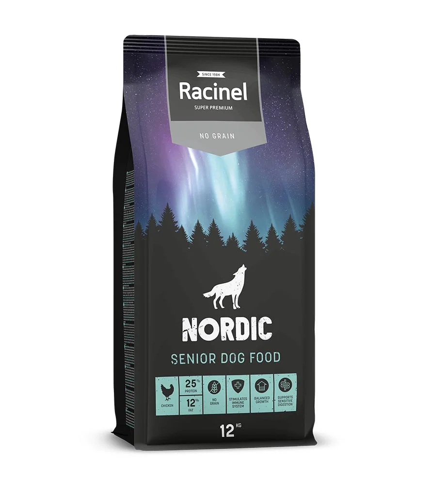Racinel Black Label Senior with chicken 12 kg