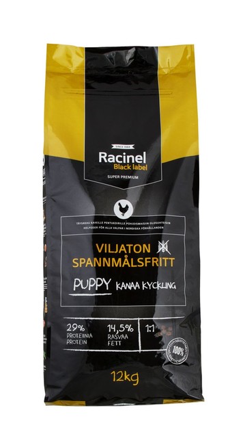 Racinel Black Label kuivtoit kutsikatele kanaga 12 kg