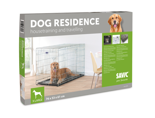 Savic Dog Residence tsingitud metallpuur koertele 107 X 71 X 77 cm