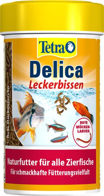 Tetra kalade täissööt Delica Bloodworms 100 ml