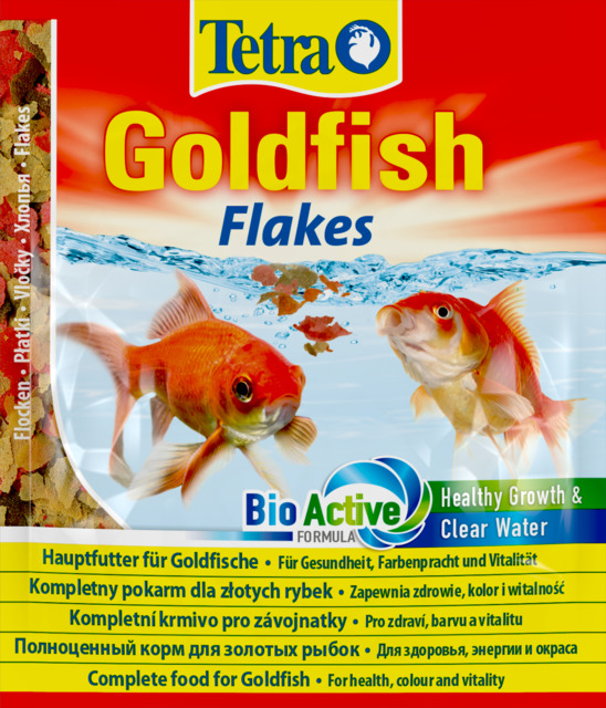 Tetra kalade täissööt Goldfish Flakes 12 g