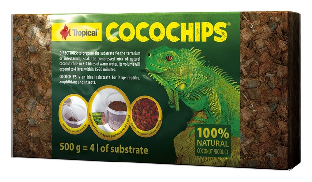 Tropical reptiilide allapanu Cocochips 500 g