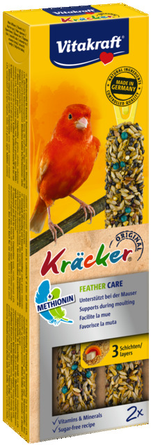 Vitakraft kanaarilindude maius Kräcker Feather Care, 2 tk