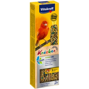 Vitakraft kanaarilindude maius Kräcker Feather Care, 2 tk