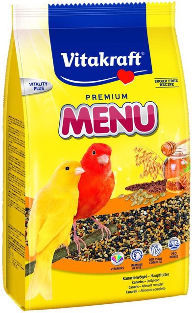 Vitakraft kanaarilindude täissööt Premium Menu, 500 g