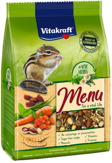 Vitakraft oravate täissööt Menu Vital, 600 g