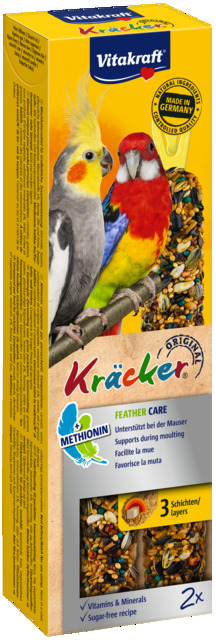 Vitakraft papagoide maius Kräcker Feather Care, 2 tk