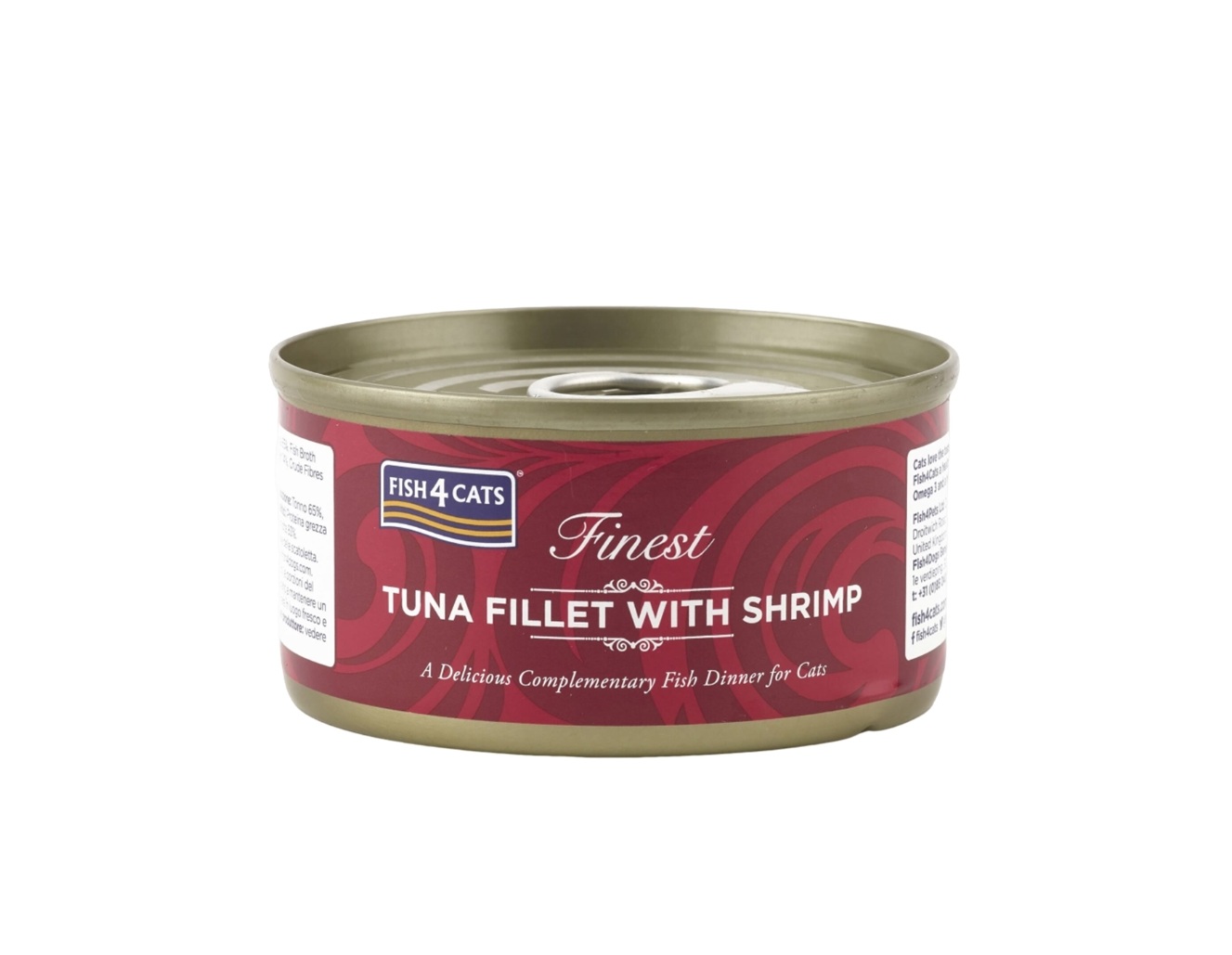 Fish4Cats konserv kassidele tuunikala ja krevetiga 70 g